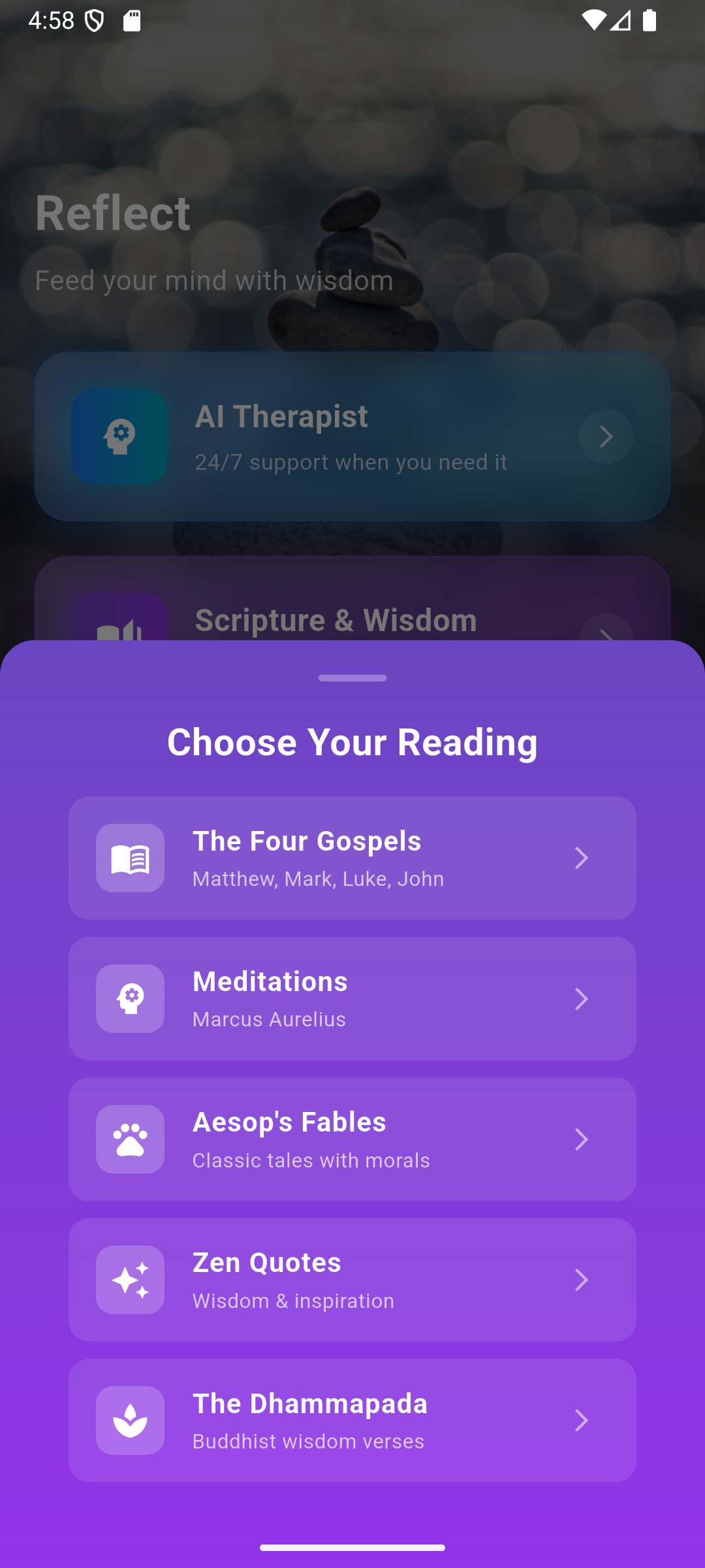 Wisdom Reader screenshot 3